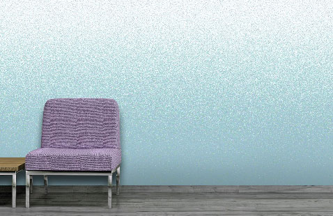 papier peint trompe l'oeil bleu horizon pour déco moderne 