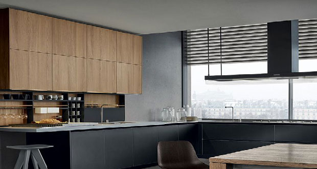 Cuisine Noire Moderne Ldw41 Napanonprofits