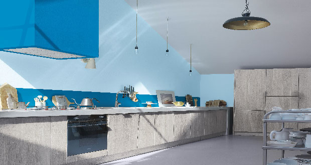 Pour réveiller sa cuisine, mettre de la couleur sur les murs c'est détonnant d'efficacité ! notre sélection de peinture dont les couleurs vont vous faire rougir d"impatience.