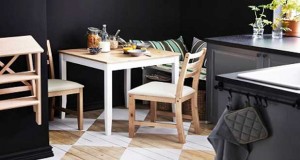 Table extensible, pliable, avec rabats, murale ou mange debout, Déco Cool vous fait découvrir 14 petites tables de cuisine gain de place et déco.