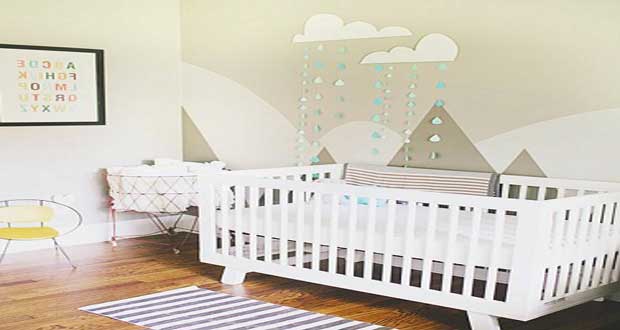 Peinture chambre bébé : 7 conseils pour bien la choisir Peinture mur inspiration chambre bebe