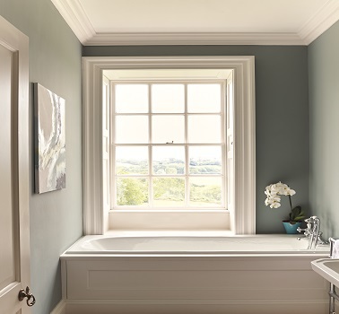 Peinture grise salle de bain couleur Aubusson Zoffany