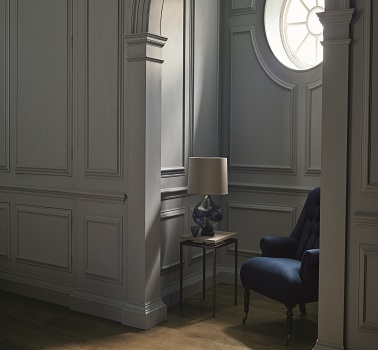 Une peinture pour petit salon gris moderne Empire Grey Zoffany