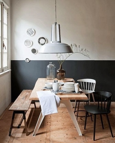 Du gris anthracite et du bois sur le mur dans un salon design | Meuble deco, Déco salon, Déco maison