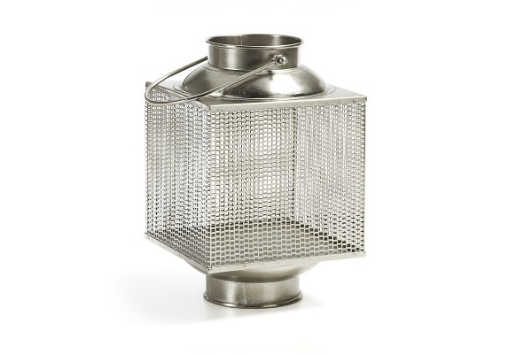 Une lanterne comme une cage en acier esthétique pour offrir en cadeau de Noël.