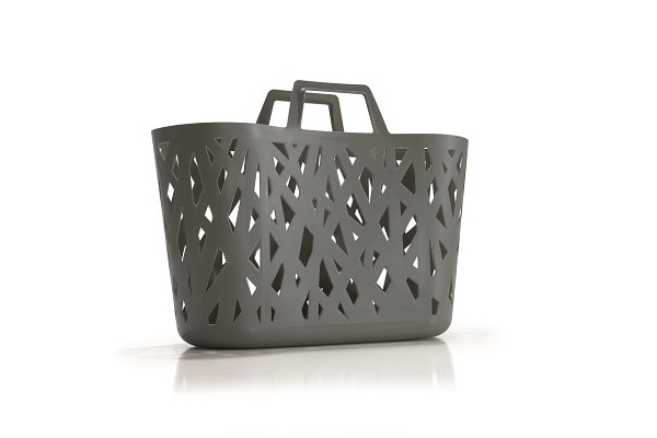 Idée cadeau de Noël pratique, un panier gris anthracite design.