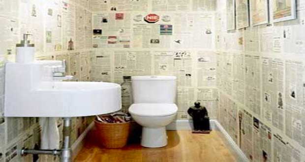 Déco wc idée tendance avec carrelage papier peint et peinture Peinture et papier peint pour chambre