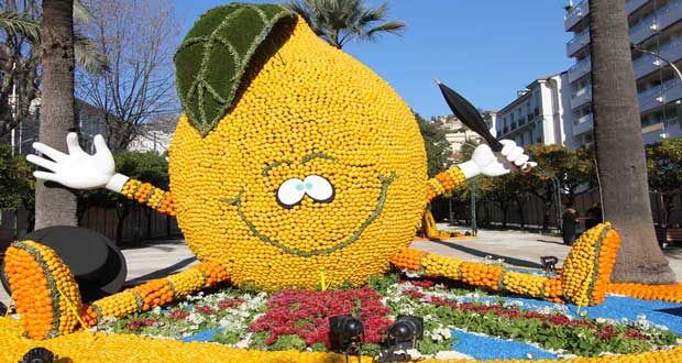 En 2016 la fête du citron de Menton rend honneur au cinéma italien. L’occasion de décorer la ville aux couleurs des agrumes avec un programme riche et original