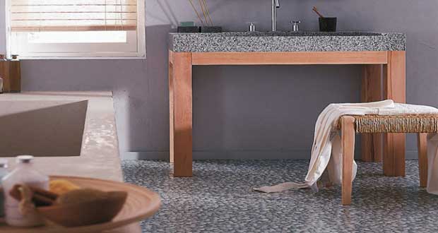 Le sol PVC salle de bain un revêtement à adopter pour sa déco. Un PVC aux allures de carrelage ou de parquet pour un sol salle de bain à l’effet déco bluffant et rapide pour relooker sa salle de bain.