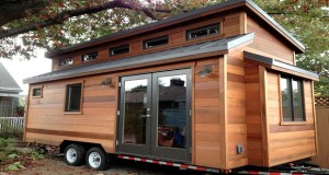 La "Tiny house", une maisonnette mobile en bois, super écolo et à une prix très abordable. Une autre façon de voir son logement lorsque le prix de son loyer est trop élevé