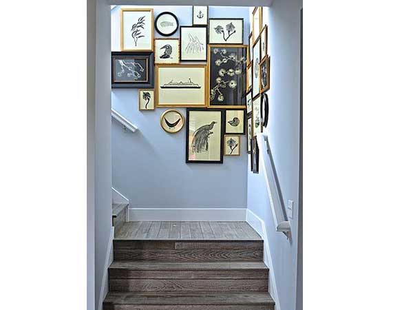 Cage d'escalier 20 idées déco pour un bel escalier Inspiration Mur Escalier