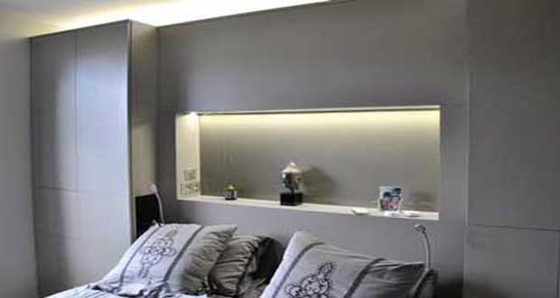 8 idées déco pour fabriquer une tête de lit pas cher Modèles de placoplatre tendance