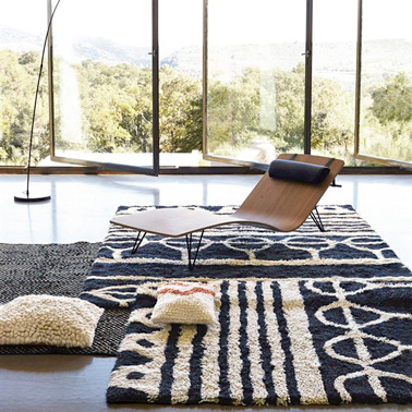 Tapis en laine style berbère AM PM en solde chez La Redoute Un beau tapis tout doux en pure laine, de la marque AMPM, style berbère Oudéa, qui s'accorde parfaitement aux salons à la déco classique ou bien contemporaine.