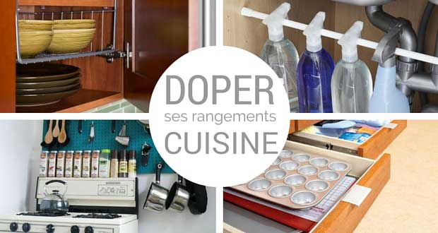 Parfois un simple accessoire et un peu d'astuces suffisent pour bien ranger sa cuisine. Déco Cool vous livre 4 astuces rangement cuisine gain de la place