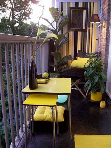 Déco balcon un aménagement coloré et chic pour l'été