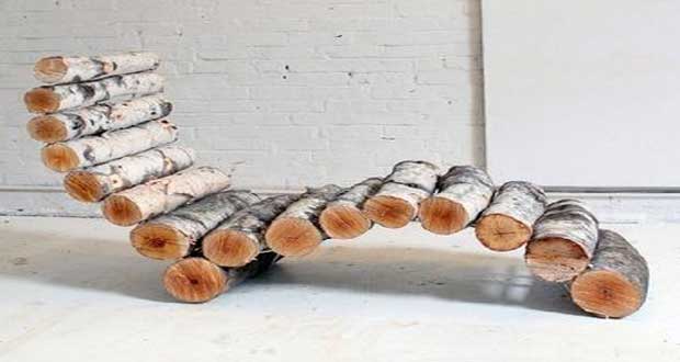 Fabriquer un meuble en rondin de bois, une idée créative originale et tendance. Déco Cool vous propose des DIY déco pour réaliser soi-même table basse, fauteuil avec des rondins de bois.