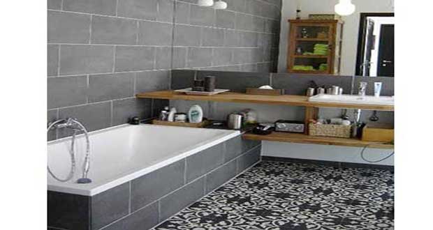La déco salle de bain en carreaux de ciment c'est chouette De cuisine Ciment décor Carreaux