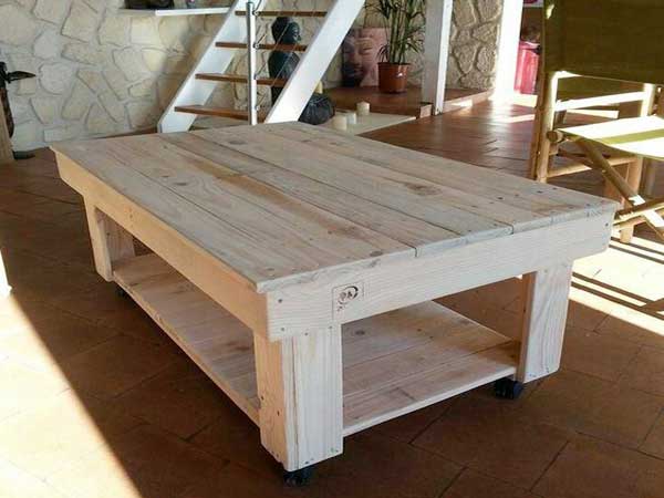 fabriquer une table basse en palette