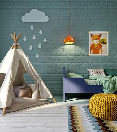 peinture avec mur brique ? Tipi-lecture-pour-chambre-fille1