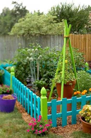 Faire un potager en carré de jardin ou suspendu avec 3 fois rien Décoration clôture inspiration