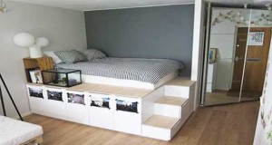 Le lit avec rangement la solution gain de place en déco de chambre. Rangez votre chambre avec ces DIY déco de lit bateau, sur estrade, lit en palette ou à baldaquin à faire soi-même