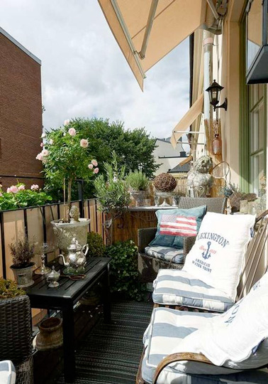 10 déco balcon à l'abris du vis à vis Balcon DIY idées