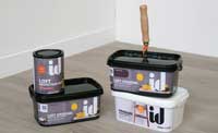 produits de préparation et finition de la peinture effet béton de ID
