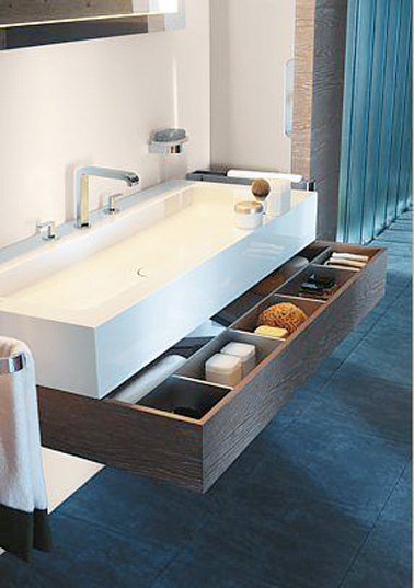 Rangement Salle De Bain Tiroir