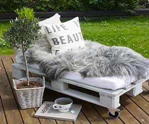 DIY déco pour faire un salon de jardin en palette
