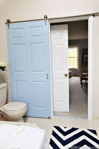 6 idées pour faire soi même une porte coulissante Bains salle idées de Recup