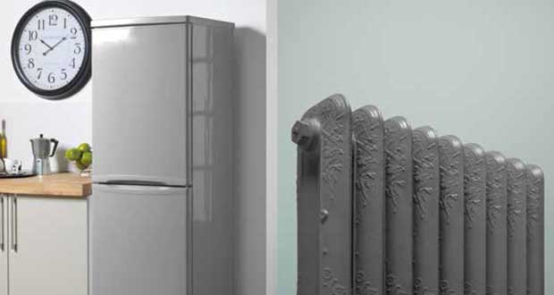 La peinture radiateur on y coupe pas pour refaire une beauté aux radiateurs. Mais plutôt que le pinceau, mieux vaut une peinture en bombe spéciale radiateur fonte