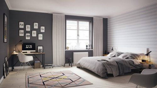 Chambre style scandinave