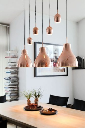 Luminaires en cuivre