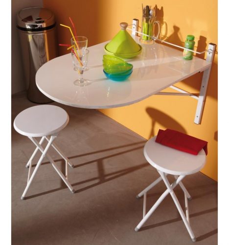 Table pliante sur équerre Table pliante sur équerre