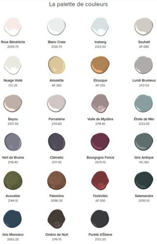 teintes déco