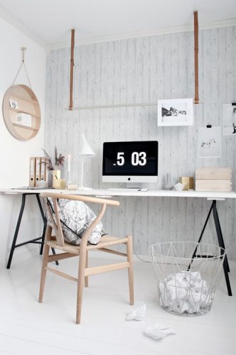 Bureau chic moderne et épuré