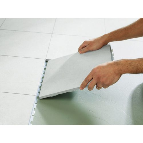 Carrelage pose à clips