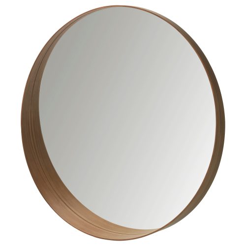 Un miroir rond qui va bien dans une salle de bain
