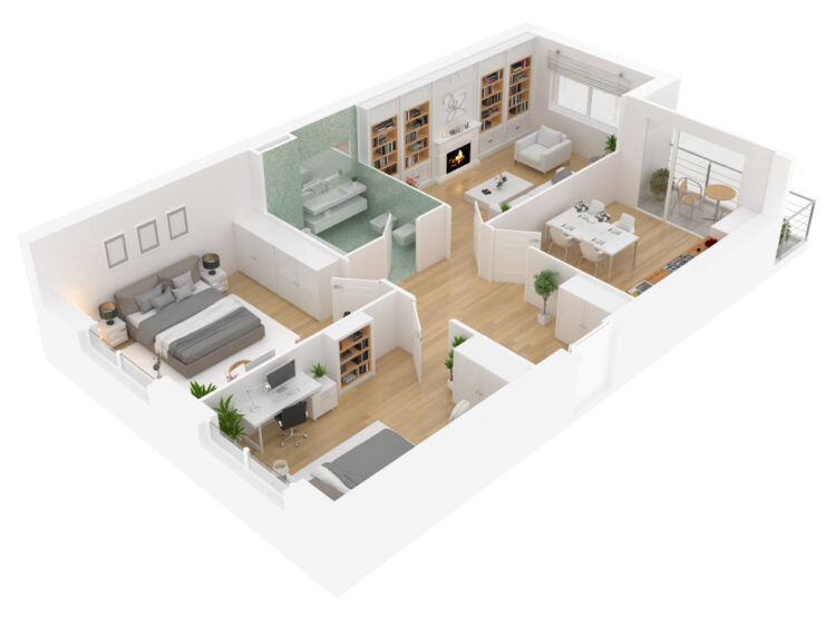 Modélisation d'un appartement grâce à un logiciel gratuit pour faire des plans