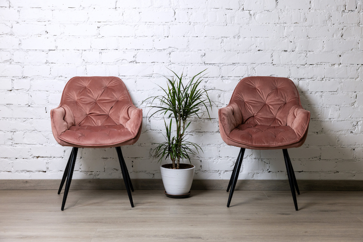 Chaise capitonnee